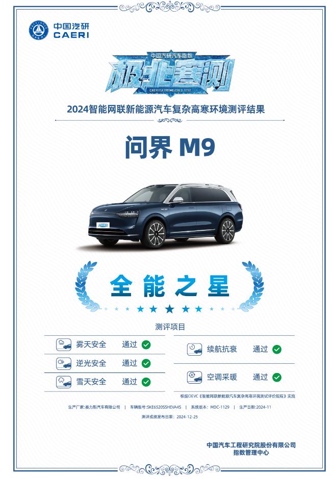 问界汽车冬测纪实,见证新豪华标杆的诞生